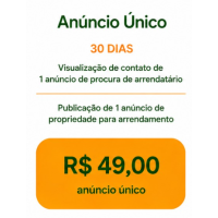 Assinatura anúncio único por 30 dias