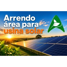 38 ha de área disponível para arrendamento solar — Montes Claros/MG 